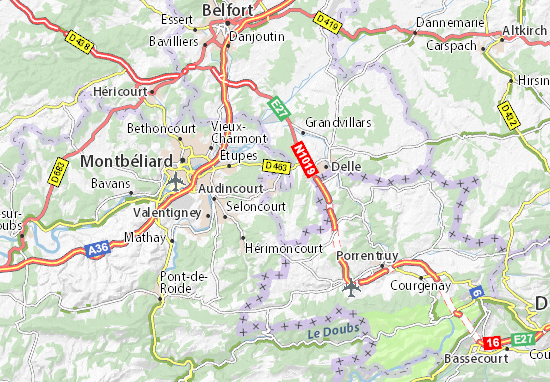 Mapas-Planos Beaucourt