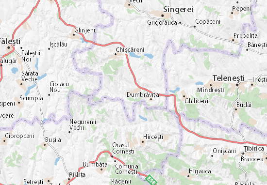 Kaart Plattegrond Coşcodeni