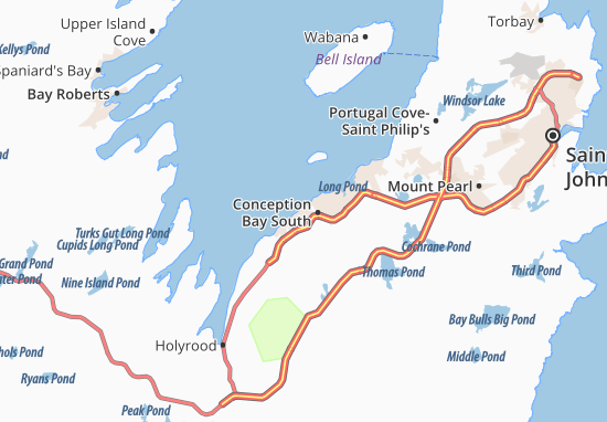 Conception Bay South Map