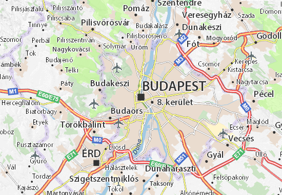 Karte Stadtplan Budapest