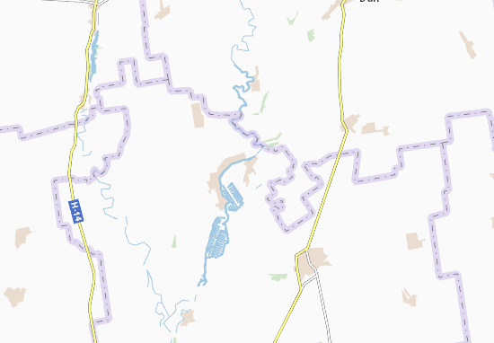 Karte Stadtplan Starohorozhene