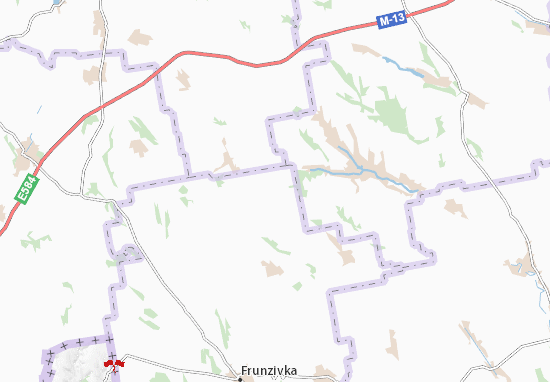 Karte Stadtplan Novozarits&#x27;ke