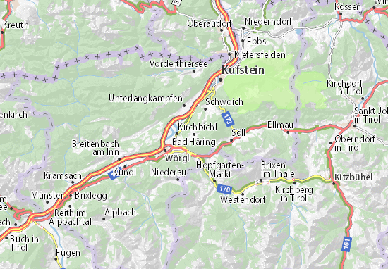 Karte Stadtplan Bad Häring