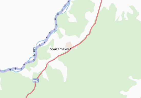 Karte Stadtplan Vyazemskiy