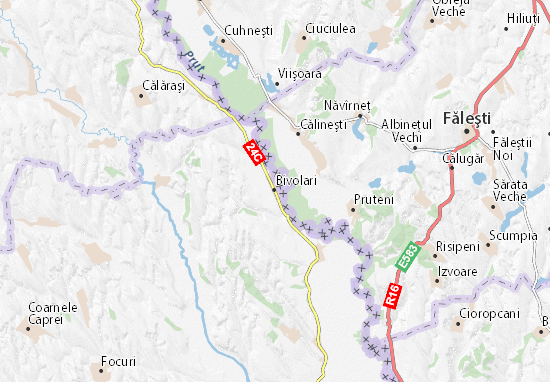 Karte Stadtplan Bivolari