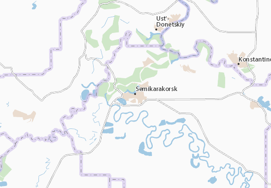 Mapa Semikarakorsk