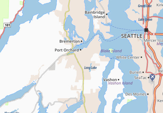 East Port Orchard Map