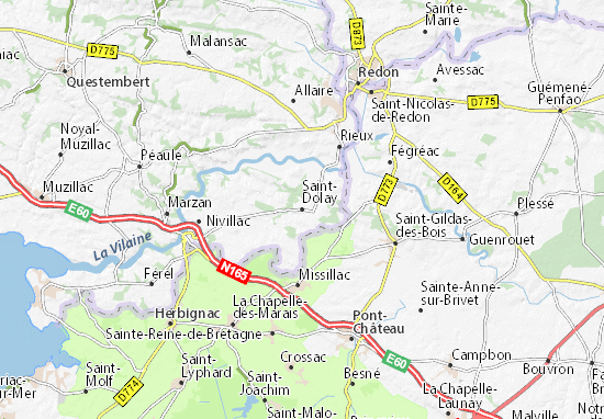 Saint-Dolay Map
