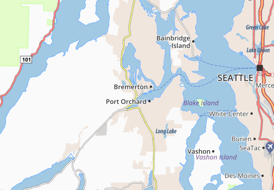 Kaart Plattegrond Navy Yard City