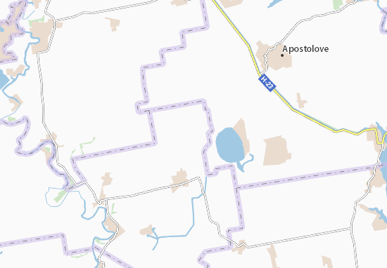 Karte Stadtplan Mala Shestirnya