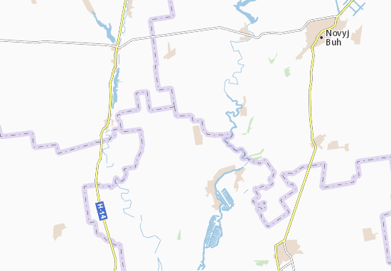 Karte Stadtplan Yermolivka