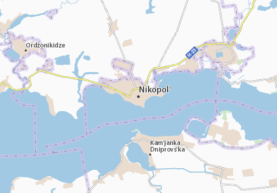 Nikopol&#x27; Map