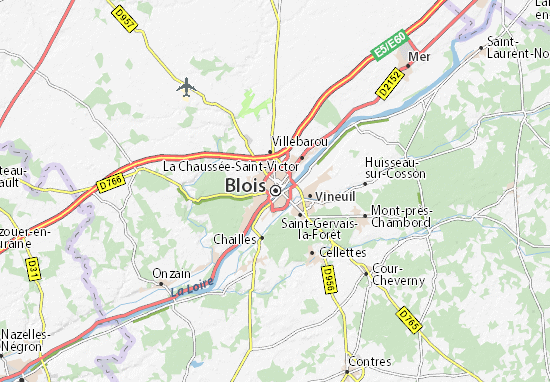 Mapa Plano Blois