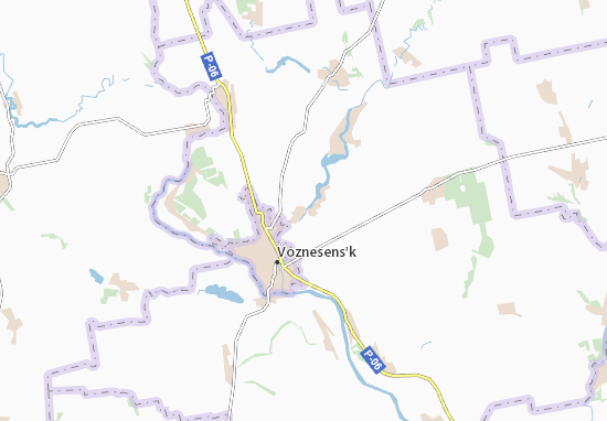 Karte Stadtplan Taborivka