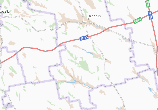 Pasytsely Map