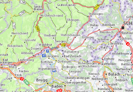 Lauchringen Map