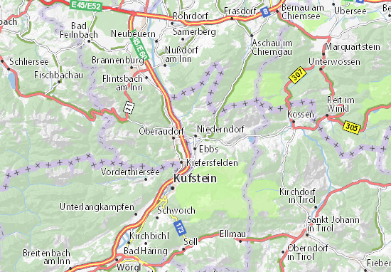 Niederndorf Map