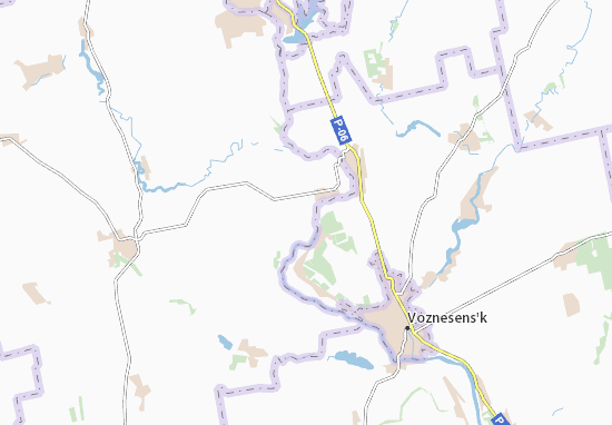 Karte Stadtplan Akmechets&#x27;ki Stavky