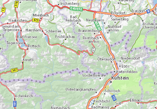 Karte Stadtplan Bayrischzell