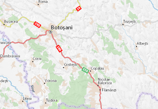 Kaart Plattegrond Băluşeni