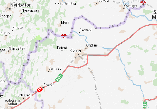 Carei Map