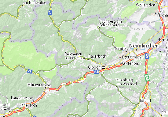 Mapas-Planos Reichenau an der Rax