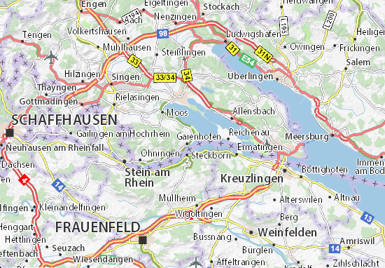 Karte Stadtplan Horn