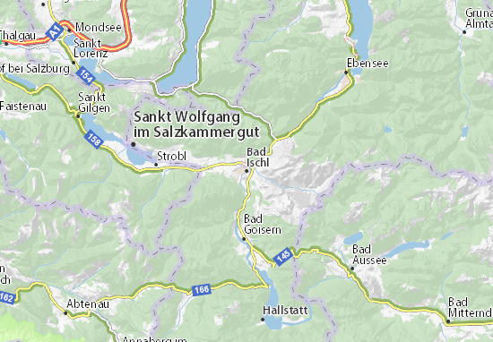 Karte Stadtplan Bad Ischl