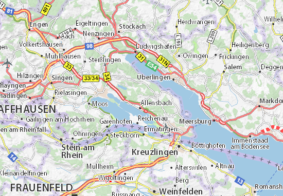 Karte Stadtplan Kaltbrunn