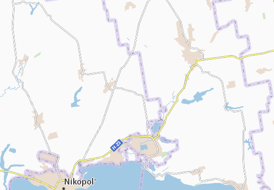 Karte Stadtplan Borysivka
