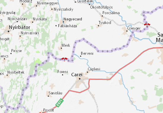 Berveni Map