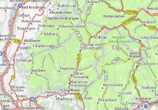 Karte Stadtplan Wembach