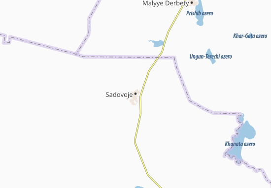 Kaart Plattegrond Sadovoje