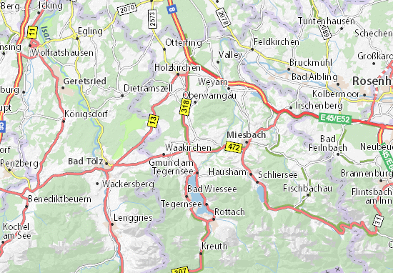 Karte Stadtplan Burgweg