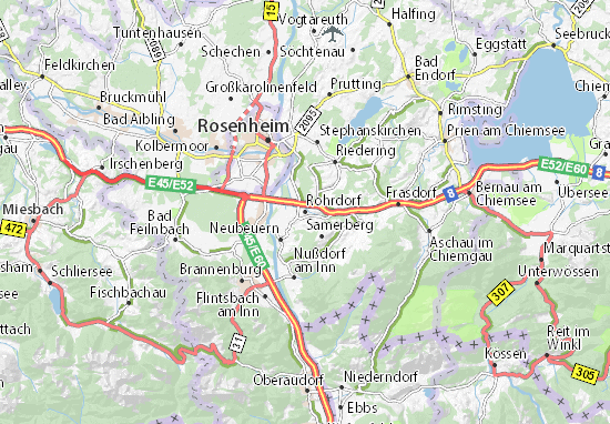 Karte Stadtplan Rohrdorf