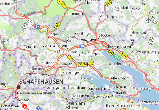 Karte Stadtplan Steißlingen