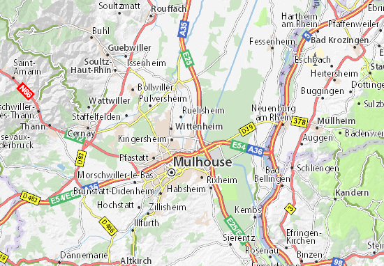 Mapas-Planos Baldersheim