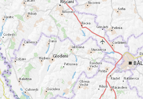 Karte Stadtplan Iabloana