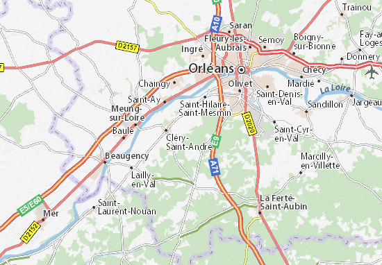 Mézières-lez-Cléry Map