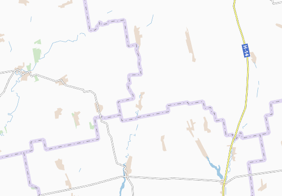 Mapa Bukhovets&#x27;ke