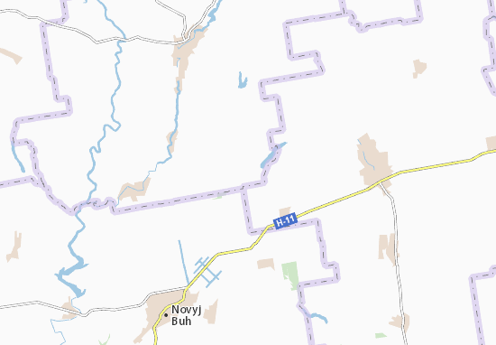 Karte Stadtplan Dokuchajeve