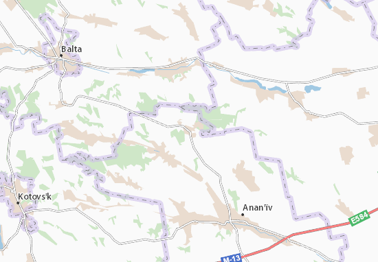Zherebkove Map