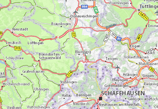 Karte Stadtplan Blumberg