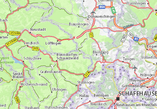 Karte Stadtplan Ewattingen