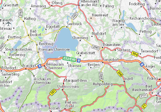 Karte Stadtplan Grabenstätt