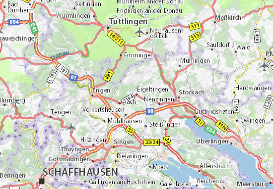 Karte Stadtplan Eigeltingen