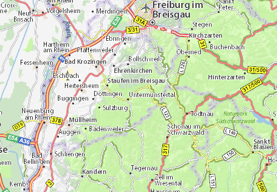 Mapa Münstertal