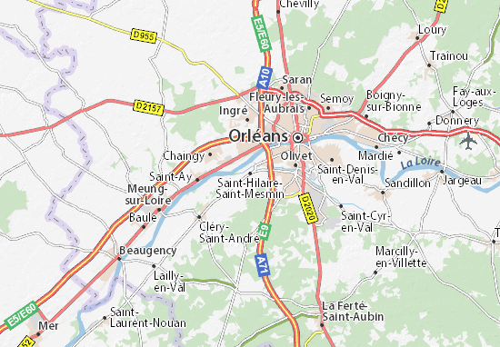 Saint-Hilaire-Saint-Mesmin Map