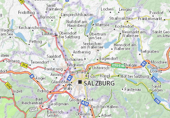 Karte Stadtplan Elixhausen