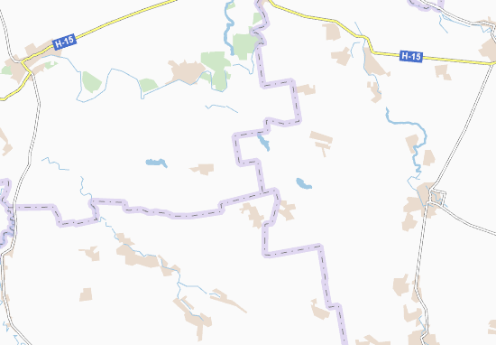 Kaart Plattegrond Novoheorhiivka